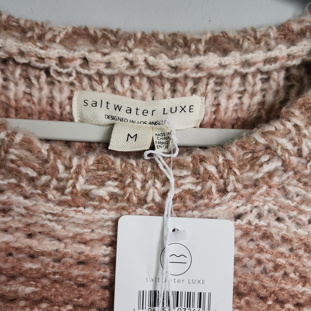 Cozy Knit Women's Sweater - Pink - Picture 2 of 5